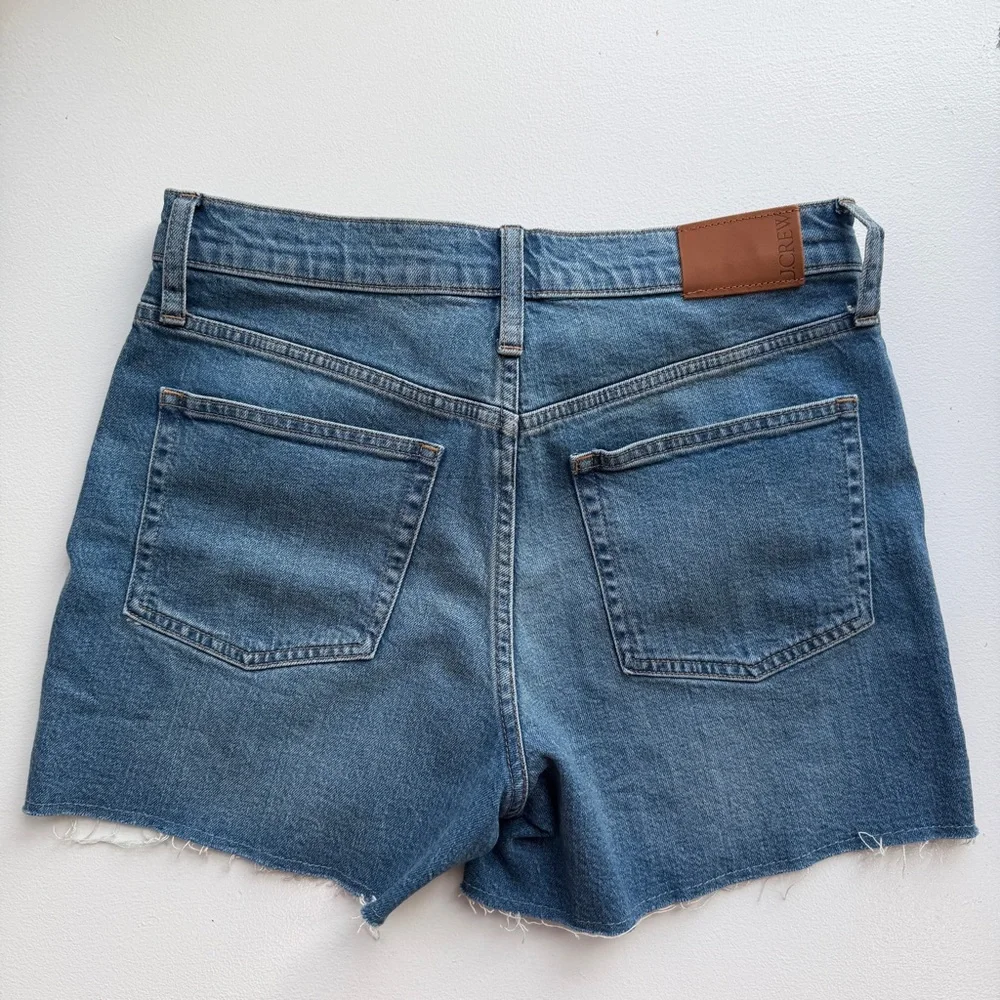 J. Crew high Rise Short Blue Denim Cutoff Shorts